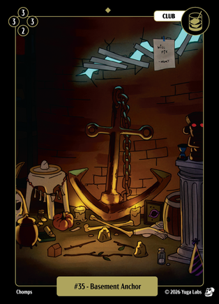 Basement Anchor #035 — official Mudwater Base artwork