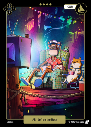 Lofi on the Dock #008 — official Mudwater Foil artwork