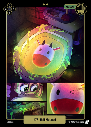 Half-Mutated #077 — official Mudwater Foil artwork