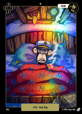 Sick Day #043 — official Mudwater Foil artwork