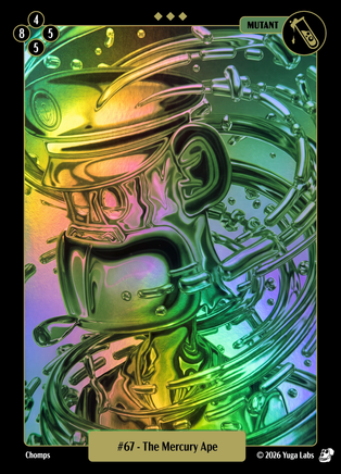 The Mercury Ape #067 — official Mudwater Foil artwork