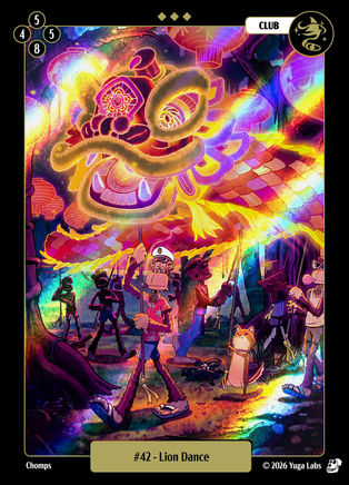 Lion Dance #042 — official Mudwater Foil artwork
