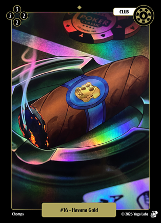 Havana Gold #016 — official Mudwater Foil artwork