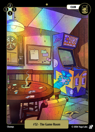 The Game Room #032 — official Mudwater Foil artwork