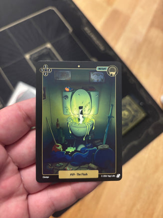 The Flush #069 — Base, Near Mint — actual physical card front, batch 4