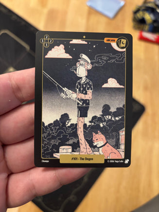 The Degen #101 — Base, Near Mint — actual physical card front