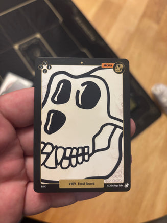 Fossil Record #109 — Base, Near Mint — actual physical card front, batch 4