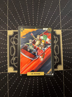 
              Mudwater #025 The Getaway actual card front, photographed October 24, 2026
            