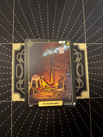 
              Mudwater #035 Basement Anchor actual card front, photographed October 24, 2026
            