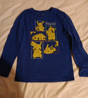
              Pokémon Blue Long Sleeve Shirt Boys Medium
            