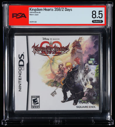 Kingdom Hearts 358/2 Days Nintendo DS PSA 8.5 B+, certificate 616789-002, exact copy front