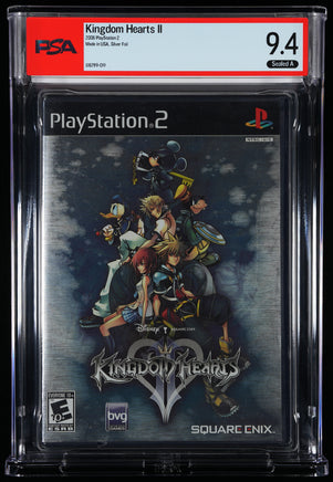 Kingdom Hearts II PlayStation 2 PSA 9.4 A, certificate 616789-019, exact copy front