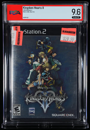 Kingdom Hearts II PlayStation 2 PSA 9.6 B+, certificate 616789-021, exact copy front