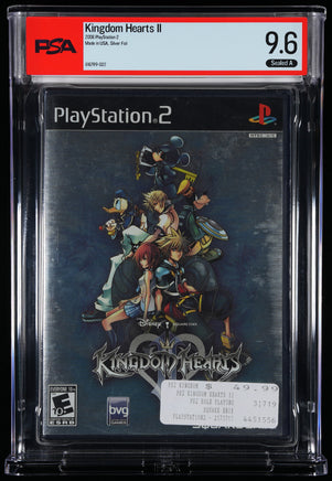 Kingdom Hearts II PlayStation 2 PSA 9.6 A, certificate 616789-022, exact copy front
