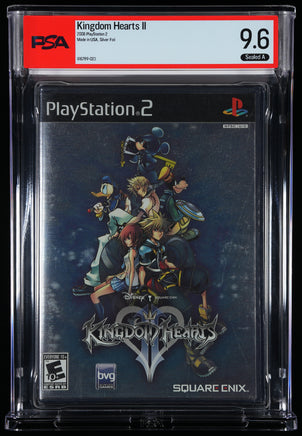 Kingdom Hearts II PlayStation 2 PSA 9.6 A, certificate 616789-023, exact copy front