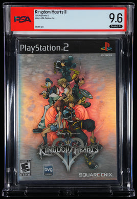 Kingdom Hearts II PlayStation 2 PSA 9.6 A+, certificate 616789-025, exact copy front
