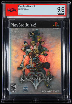 Kingdom Hearts II PlayStation 2 PSA 9.6 A+, certificate 616789-025, exact copy front