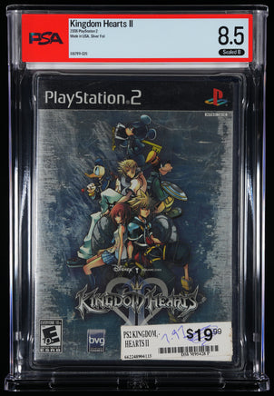 Kingdom Hearts II PlayStation 2 PSA 8.5 B, certificate 616789-026, exact copy front