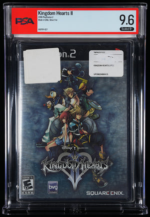 Kingdom Hearts II PlayStation 2 PSA 9.6 B+, certificate 616789-027, exact copy front
