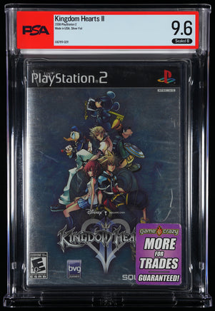 Kingdom Hearts II PlayStation 2 PSA 9.6 B, certificate 616789-028, exact copy front