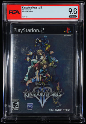 Kingdom Hearts II PlayStation 2 PSA 9.6 B+, certificate 616789-029, exact copy front