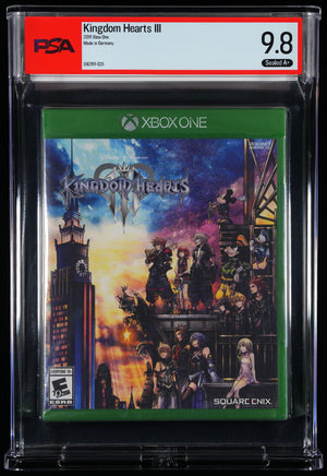 Kingdom Hearts III Xbox One PSA 9.8 A+, certificate 616789-035, exact copy front