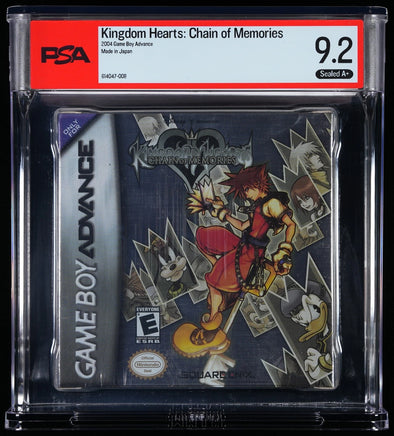 Kingdom Hearts: Chain of Memories GBA, PSA 9.2, certification 614047-008, photo 1