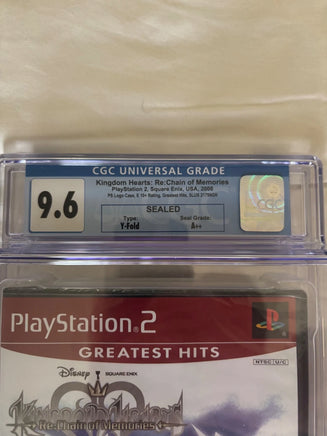 Kingdom Hearts Re:Chain of Memories PS2, CGC 9.6, certification 1026437007, photo 2