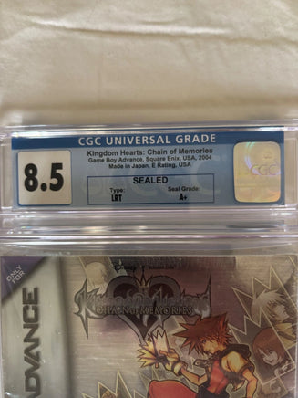 Kingdom Hearts: Chain of Memories GBA, CGC 8.5, certification 1026437001, photo 2