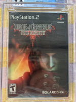 
              Dirge of Cerberus: Final Fantasy VII PS2, CGC 9.4 A, certificate 1014540006, front cover detail
            