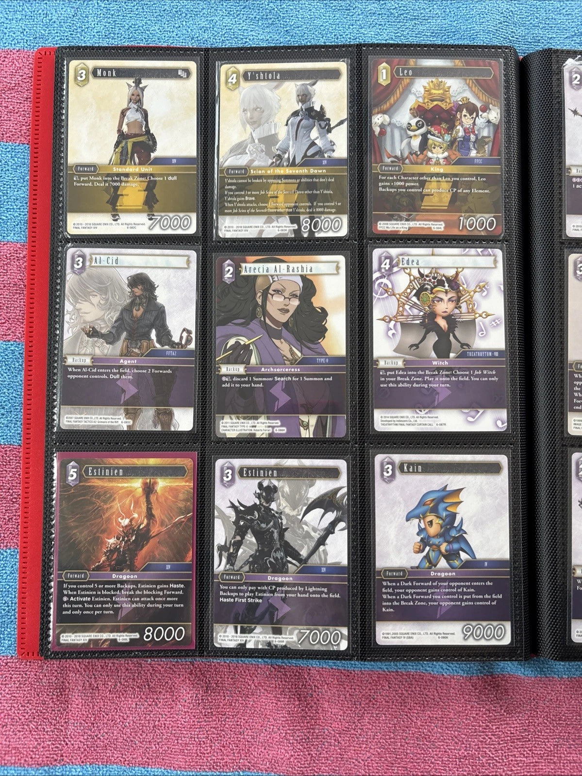 final fantasy trading card game rare cards Final Fantasy Opus VI 6 Complete Set (Non-Holo) (124) 2018