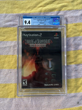 Dirge of Cerberus: Final Fantasy VII PS2, CGC 9.4 A, certificate 1014540006, front cover and CGC holder