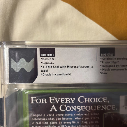 Fable Xbox, WATA 8.5, certification 600261-001, photo 10