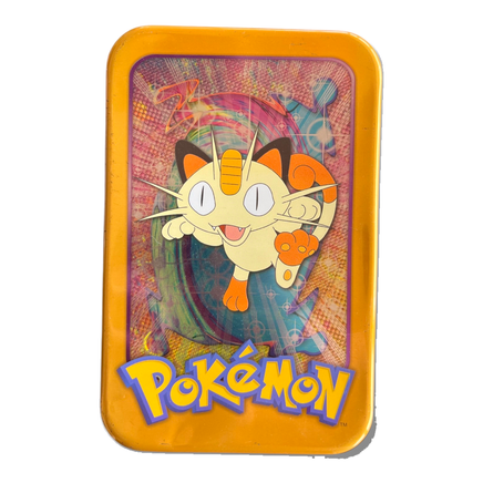 Pokémon Meowth Jumbo TOPPS Tin 1999