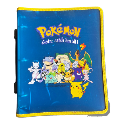 Pokémon Official 1999 Blockbuster Zipper Binder Vintage (Used)