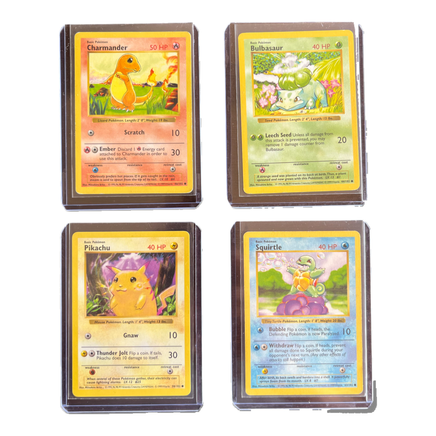 Shadowless Kanto Base Starters Set (4) 1999