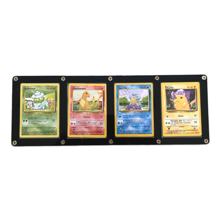 Gen 1 Starter Pokemon Framed Complete Set (4) 1999