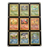 
              Gen 1 Kanto Original Base Set Starter Evolutions Framed Showcase (9) 1999
            