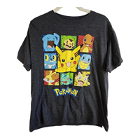 
              Pokemon T Shirt Boy's Size Large Pikachu Dark Gray
            