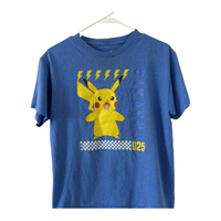 
              Pokemon Pikachu Light Blue Kids T-Shirt Large
            