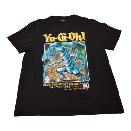 Yu-Gi-Oh! Men’s T-Shirt XL Japanese Blue Eyes White Dragon