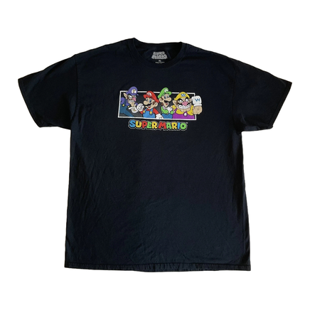 Super Mario Bros Adult T-Shirt XL Nintendo