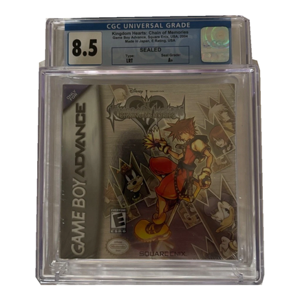 Kingdom Hearts: Chain of Memories GBA, CGC 8.5, certification 1026437001, photo 1