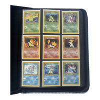 
              Johto starter Pokémon binder page with Chikorita, Cyndaquil and Totodile evolution lines
            