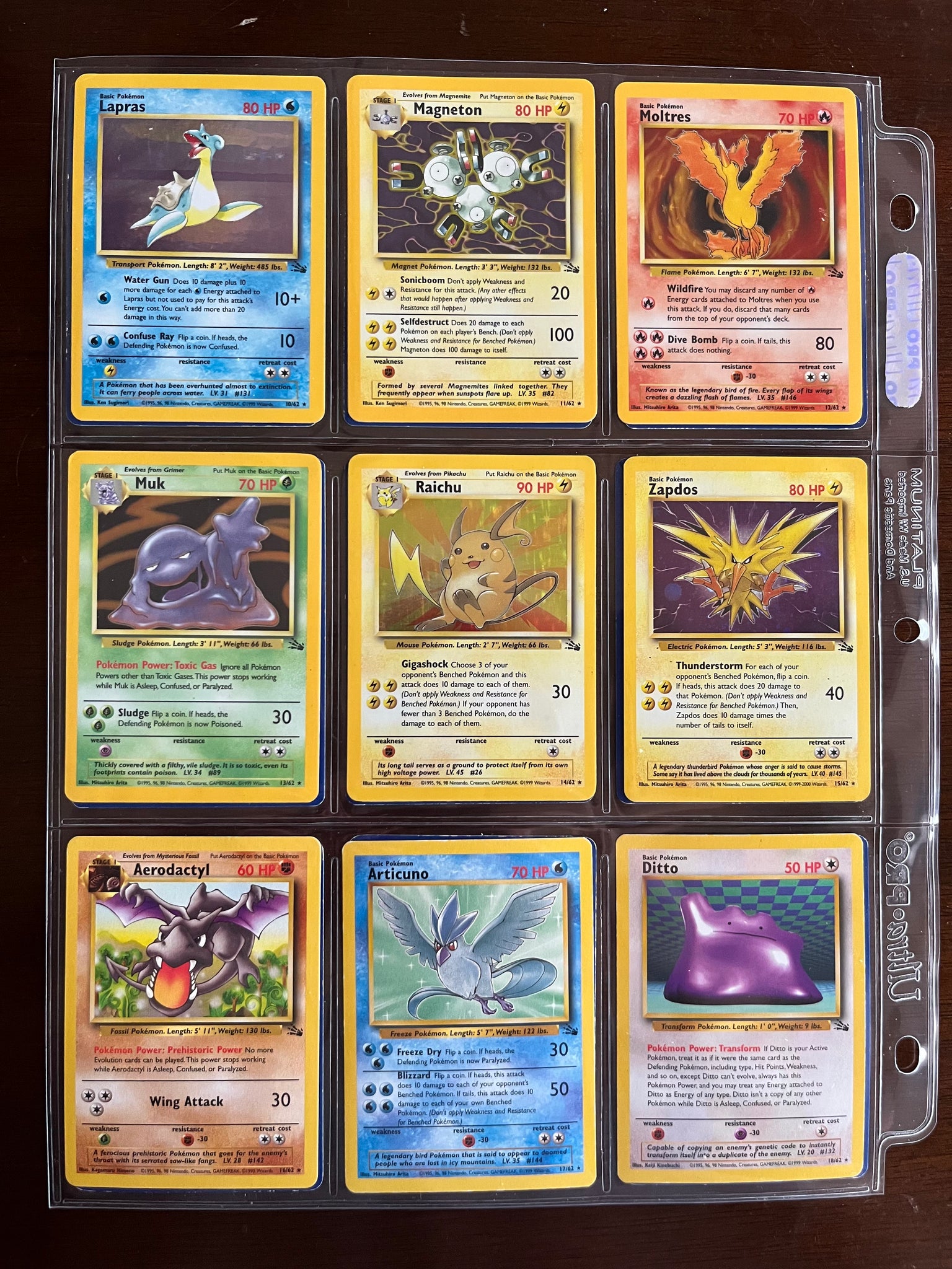 Check the actual price of your Aerodactyl 1/62 Pokemon card