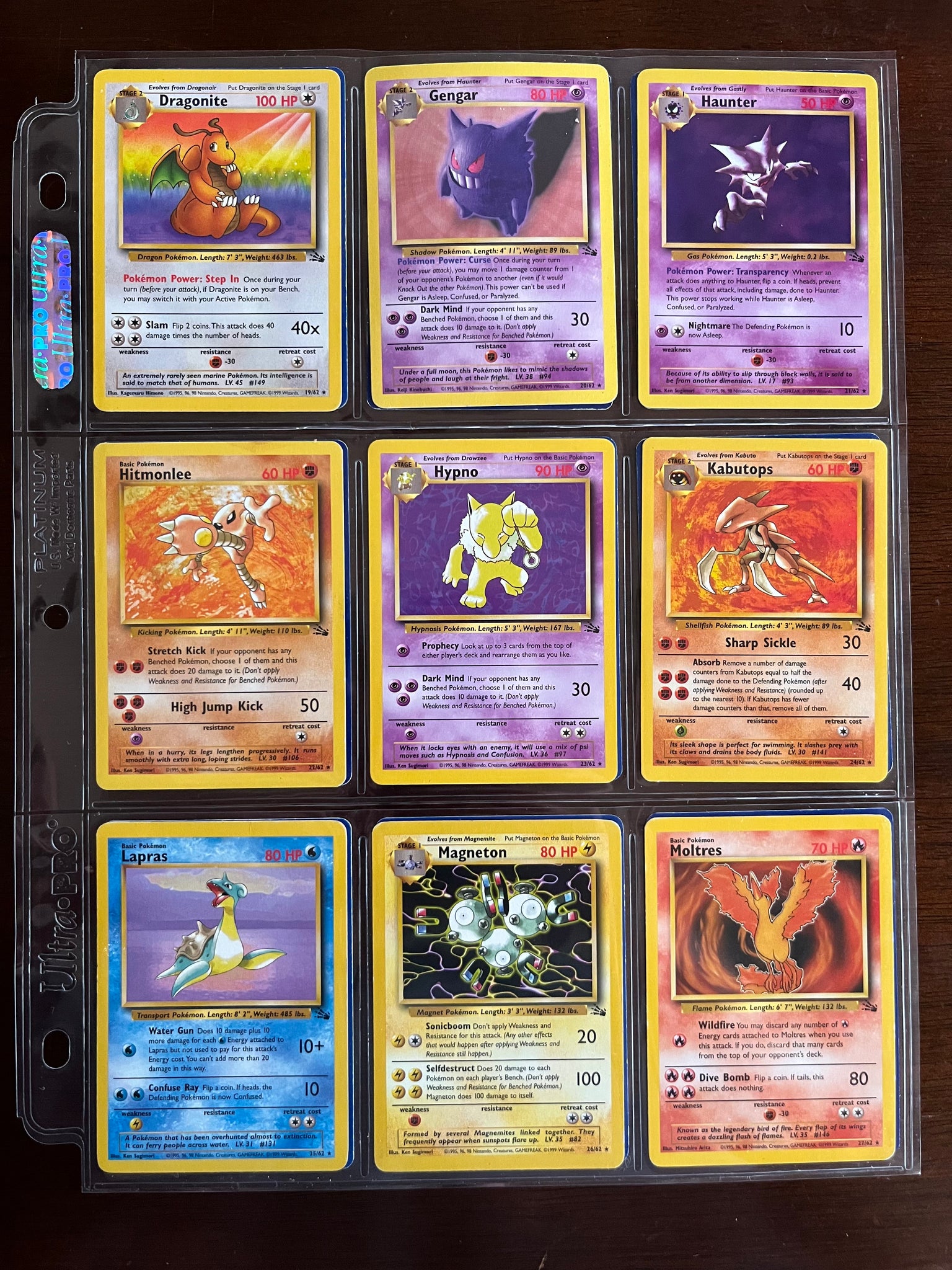 fossil set pokemon cards list - Pick / Choose the Card - Pokmon TCG WOTC -1st Ed, Unlimited, Holo Two million years ago Just completed my Fossil set!!!
