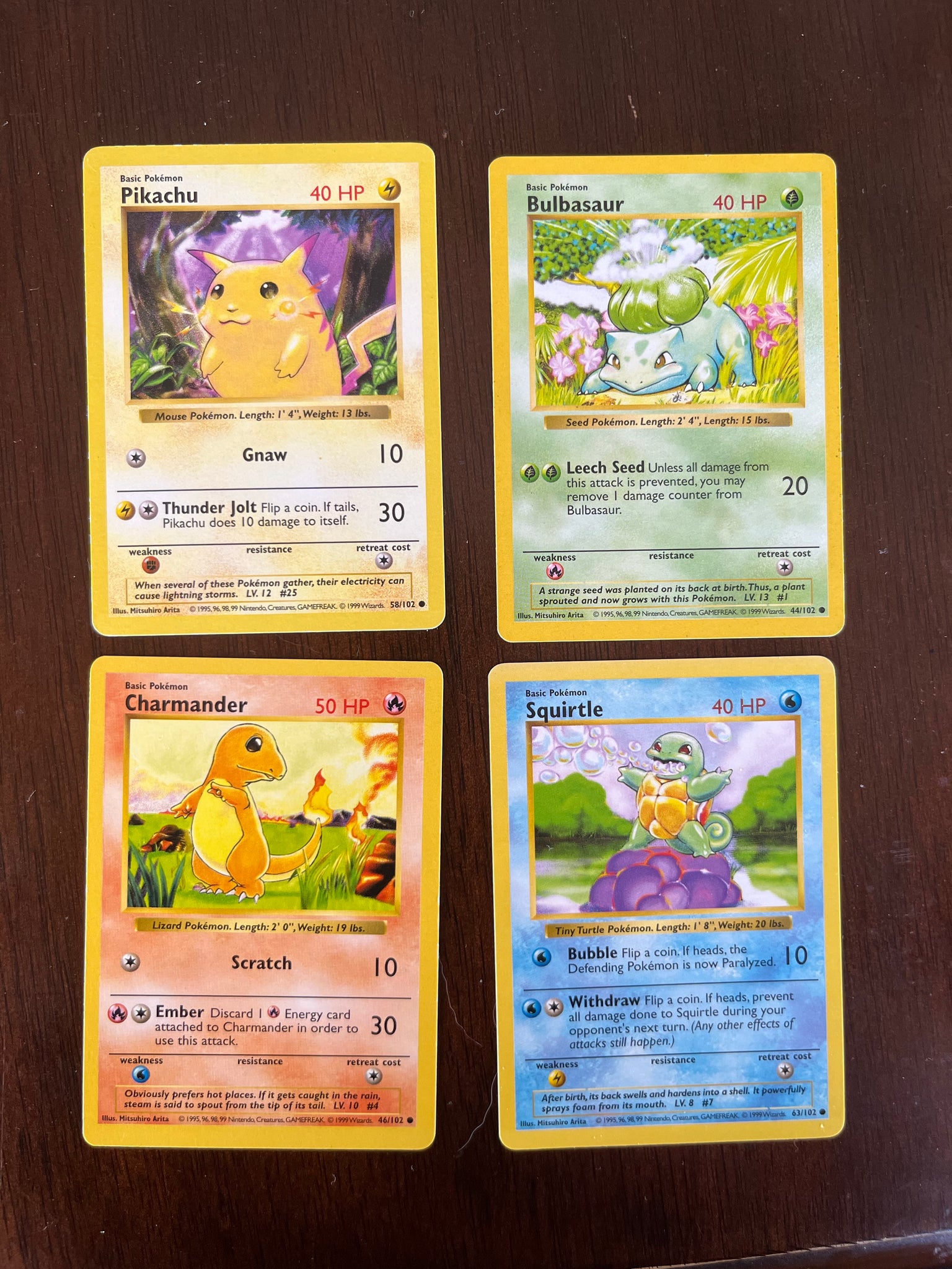 pokemon yellow starters