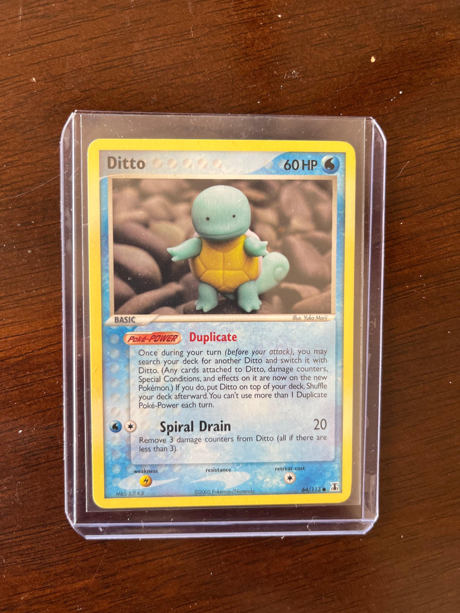 Game Card: Ditto (Pokémon TCG(Delta Species Set) Col:PKM-DSS-EN063