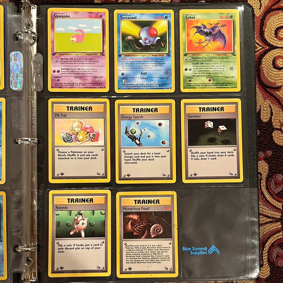 1st Edition Fossil (62/62) Complete Set 1999| TradingCardSets.Com 1st Edition Fossil (62/62) Complete Set 1999| TradingCardSets.Com
