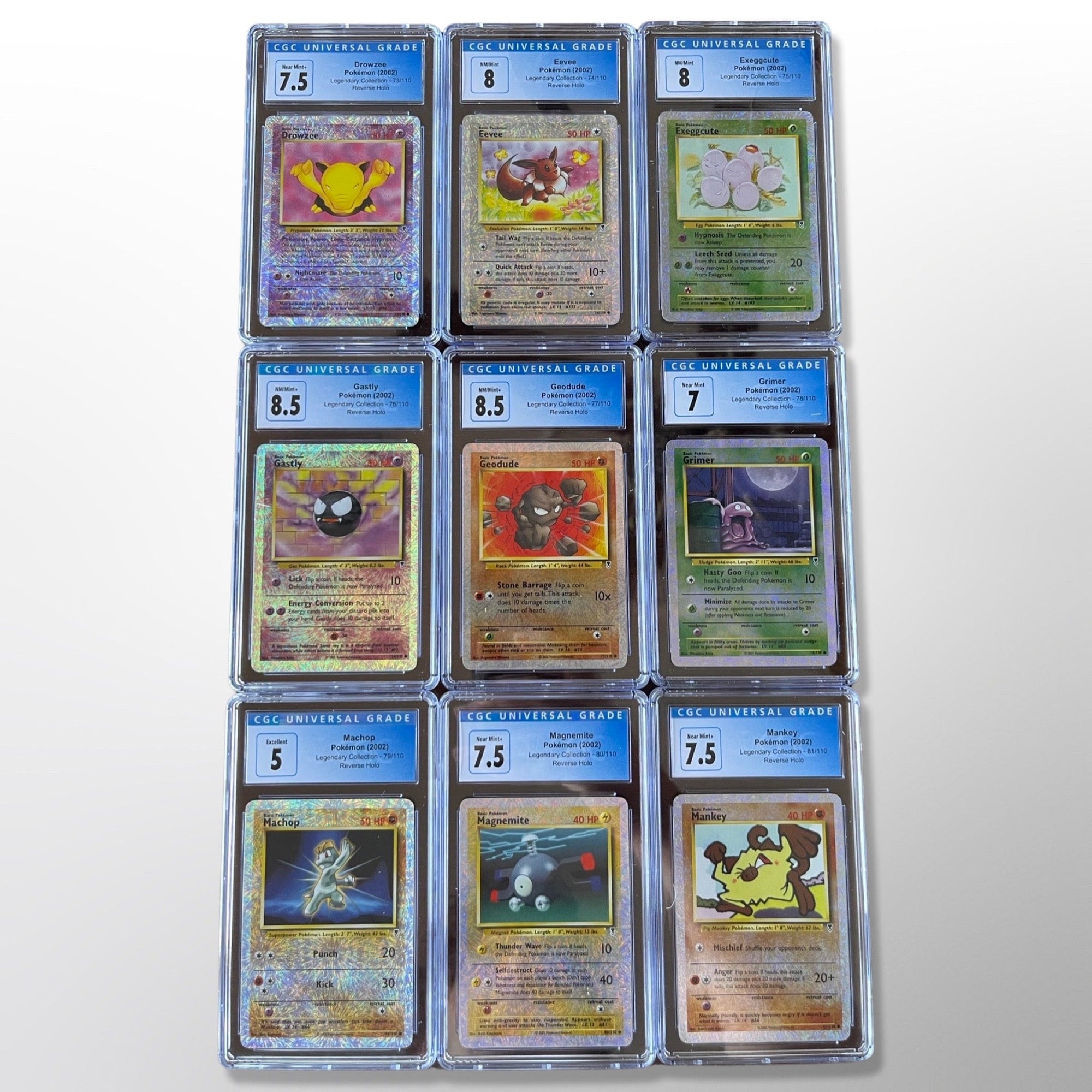 Legendary Collection Reverse Holo Complete Set (110/110) 2002